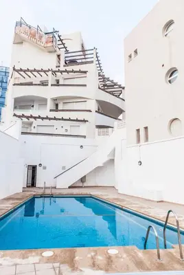 Piscina en o cerca de Coqueto Apartamento con vistas al mar y piscina