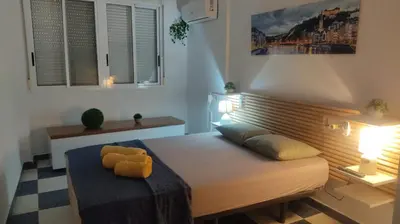 Cama o camas de una habitación en Casa Céntrica
