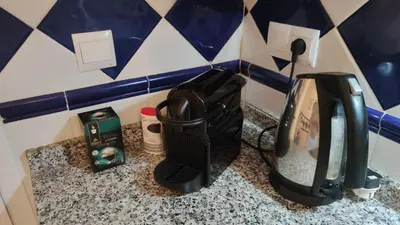 Utensilios para hacer té y café en Casas-VeraPlaya Casa Marisol Al Andalus Thalassa