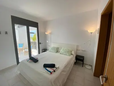 Cama o camas de una habitación en Casa Maryline