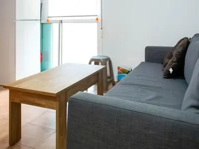 Zona de estar de Apartment in Garrucha near Sea Beach
