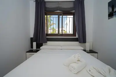 Cama o camas de una habitación en Rosa Chenz