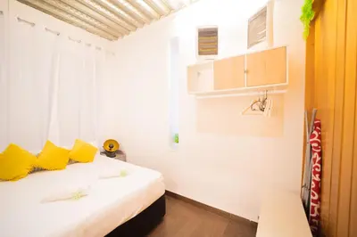 Cama o camas de una habitación en Mirador Torre de la Garrofa