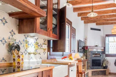 Una cocina o zona de cocina en VILLA CARMEN