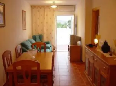 Zona de estar de Apartamento Cerca de la Playa con wifi