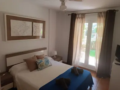 Cama o camas de una habitación en Apartamento urb spirit