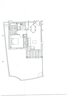 Plano de VERALID - Confort y Gran Terraza en Urb Verazul - Wi Fi y AC