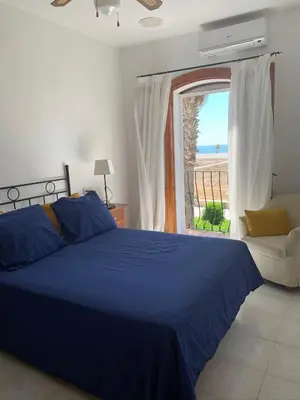 Cama o camas de una habitación en Casa el Pez