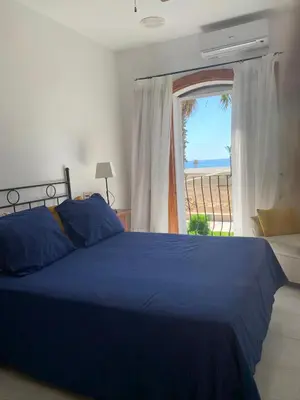 Cama o camas de una habitación en Casa el Pez