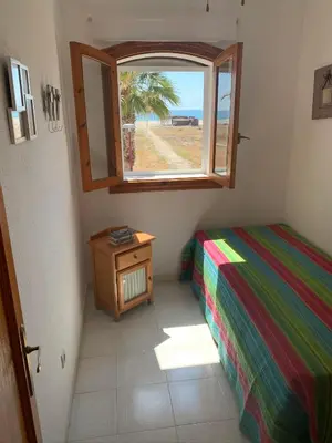 Cama o camas de una habitación en Casa el Pez