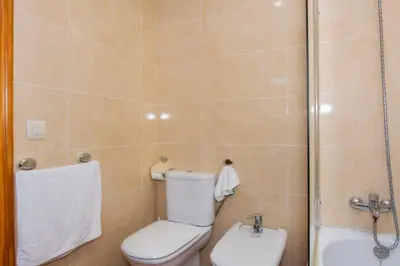 Un baño de Apartamentos Sol Andaluz