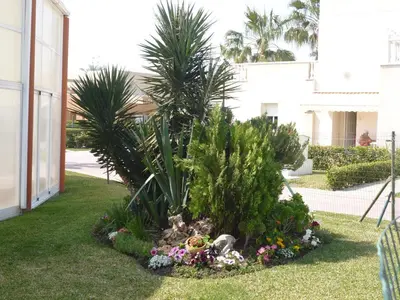 Jardín al aire libre en Bahía de Vera Apartamento Fiona