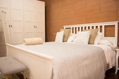 Cama o camas de una habitación en LOFT CENTRO ALMERIA
