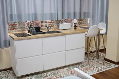 Una cocina o zona de cocina en LOFT CENTRO ALMERIA