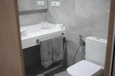 Un baño de Hostal Cervantes Playa