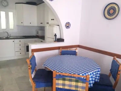 Una cocina o zona de cocina en Villa delgado
