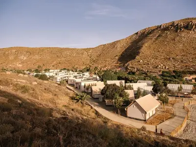 Paisaje cerca de este camping