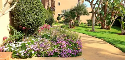 Jardín al aire libre en Vera Sol y Mar - Naturist Zone