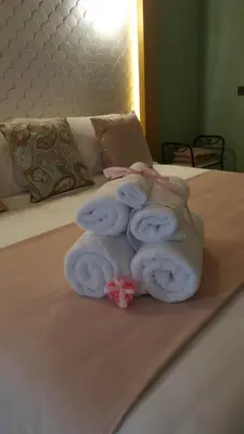 Cama o camas de una habitación en Murallas de Jayrán Hotel Boutique