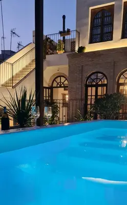 Piscina en o cerca de Murallas de Jayrán Hotel Boutique