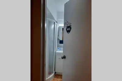 Un baño de Apartamento Costa de Almería Capri a 1 min de la Playa