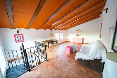 Cama o camas de una habitación en Casa Rural Casa Las Flores