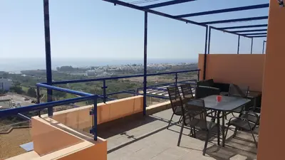 Un balcón o terraza de Homes of Spain, Atalaya de Mojacar, Apartamento 3 dormitorios con vistas al mar y WIFI