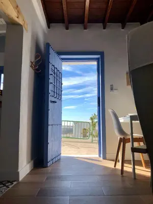 Un balcón o terraza de Damajuana