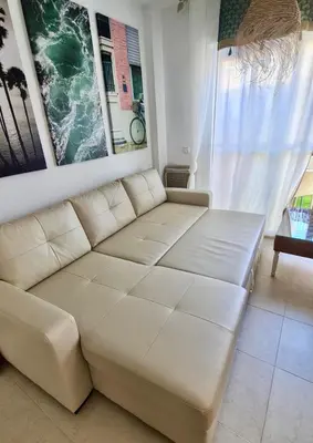 Zona de estar de Casa Natuka - Vera Beach Relax