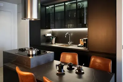 Una cocina o zona de cocina en HO By Olivencia Paseo de Almeria 9