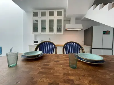 Una cocina o zona de cocina en Casa Adrián, Águilas, Costa Cálida