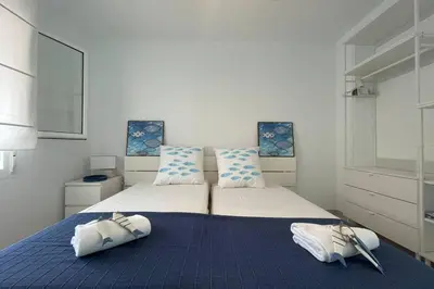 Cama o camas de una habitación en Casa Adrián, Águilas, Costa Cálida