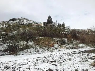 Cortijo Claudia en invierno
