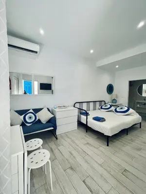 Cama o camas de una habitación en Estudio céntrico en Águilas, Costa Cálida.