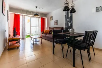 Zona de estar de Vera La Medina apartamento con terraza privada