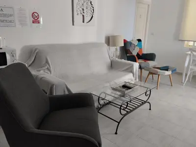 Zona de estar de Vera Natura Apartamento Laura