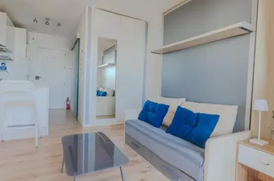 Zona de estar de Levante19 Estudio Naturista primera línea