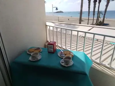 Un balcón o terraza de Pensión sol y playa