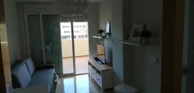 Una televisión o centro de entretenimiento en RESIDENCIAL LAS PALMERAS