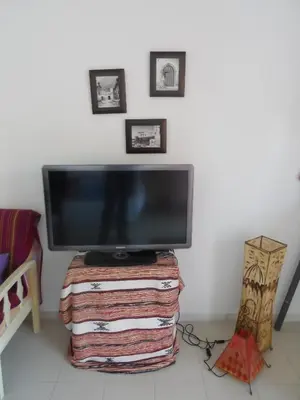 Una televisión o centro de entretenimiento en Apartamento encantador