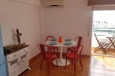 Zona de estar de Apartamento encantador con vistas al mar