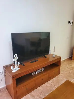 Una televisión o centro de entretenimiento en ¡Apartamento extraordinario en paraíso de Vera!
