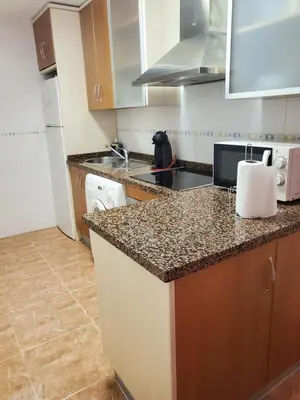 Una cocina o zona de cocina en ¡Apartamento extraordinario en paraíso de Vera!