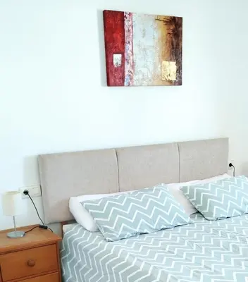Cama o camas de una habitación en Casa Atardeceres Mágicos