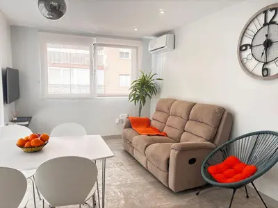 Zona de estar de Rentaly Holidays Apartamento Natura Mar Almería