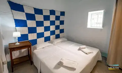 Cama o camas de una habitación en Casa AZUL