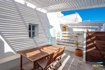 Un balcón o terraza de Casa AZUL