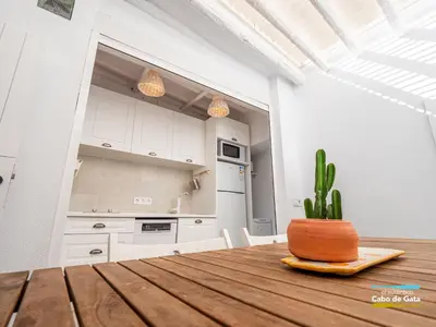 Una cocina o zona de cocina en Casa PATIO