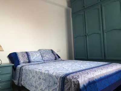 Cama o camas de una habitación en Almería Centro