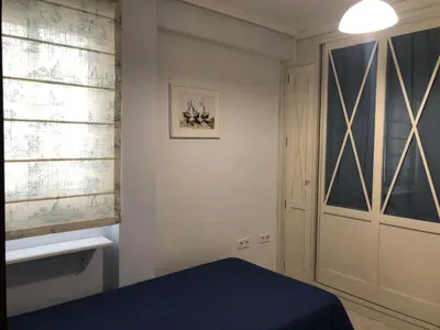 Cama o camas de una habitación en Almería Centro